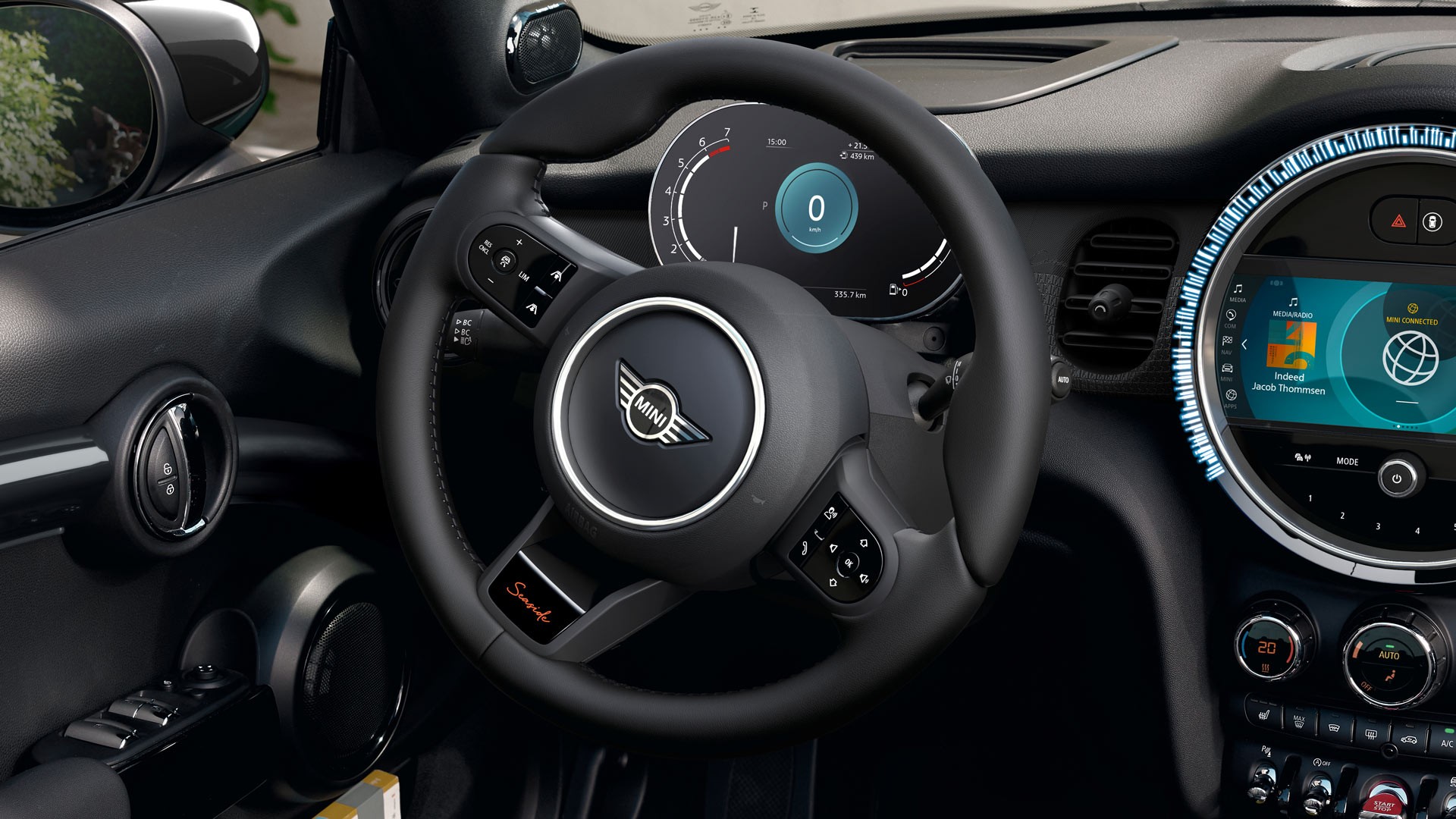 MINI Kabriolet Sidewalk Edicije – volan – kabina